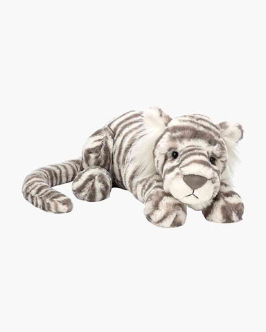 Jellycat Sacha Snow Tiger Medium - WishBasket